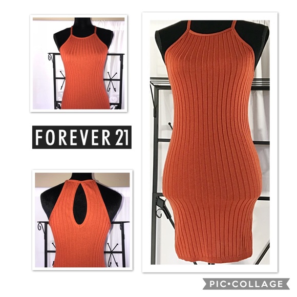 Forever 21 Halter Top Bodycon Dress - Picture 2 of 8